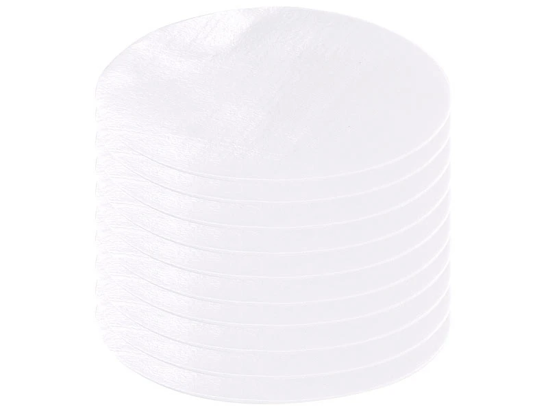 10 Patchs Thermocollants En Coton - Coloris Blanc 3 10 Patchs Thermocollants En Coton - Coloris Blanc
