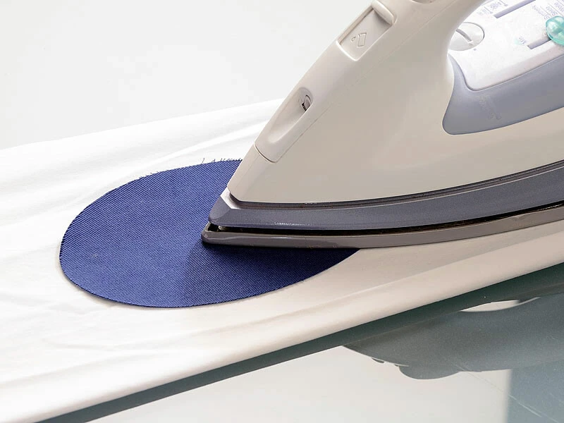 10 Patchs Thermocollants En Coton - Coloris Bleu 8 10 Patchs Thermocollants En Coton - Coloris Bleu – Image 6