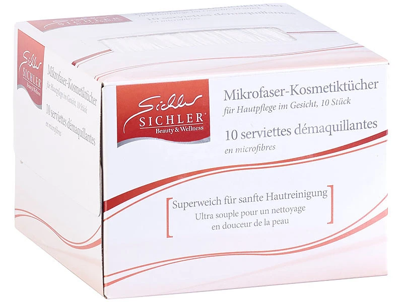 10 serviettes Démaquillantes En Microfibres - Blanches 11 10 serviettes Démaquillantes En Microfibres - Blanches – Image 9