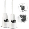 2 Brosses WC En Silicone à Tête Remplaçable WG-90 -Maison Produit Magasin 2 brosses wc en silicone a tete remplacable wg 90 ref NX6378 1