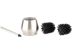 2 Brosses WC, Têtes De Rechange Et Supports En Acier Inoxydable Et Verre WG-80 -Maison Produit Magasin 2 brosses wc tetes de rechange et supports en acier inoxydable et verre wg 80 ref NC9614 1