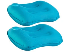 2 Coussins De Camping Gonflables Avec Pompe Manuelle Intégrée