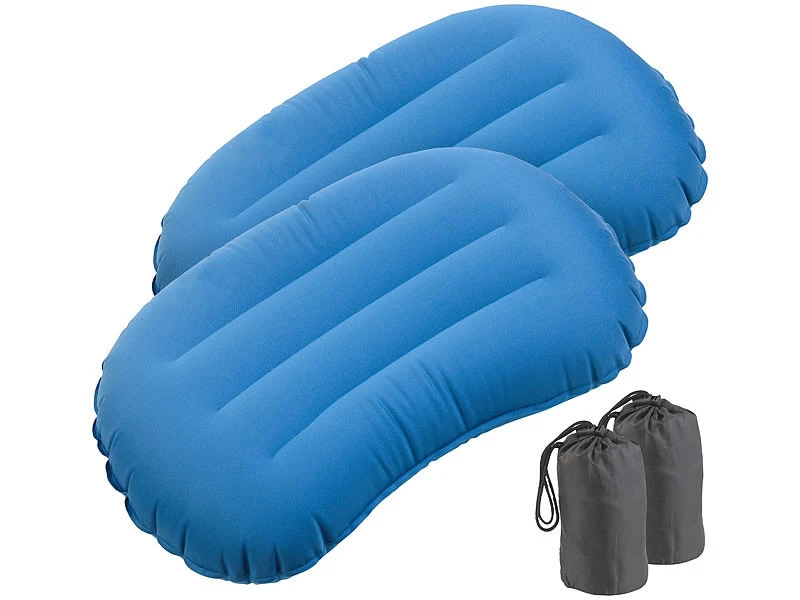 2 Coussins De Voyage à Gonflage Rapide 3 2 Coussins De Voyage à Gonflage Rapide
