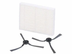 2 filtres HEPA Et 2 brosses Latérales De Rechange Pour Robot Aspirateur PCR-3100