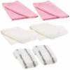 6 Chiffons En Microfibres Pour Nettoyeur Vapeur DB-200.b/DB-350.b -Maison Produit Magasin 2 lots de chiffons en microfibres pour nettoyeurs vapeur sichler ref NC9672 1