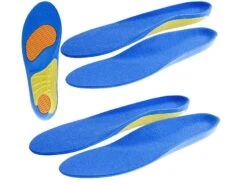 2 Paires De Semelles De Sport Avec Amorti Gel - Pointures 39 à 46