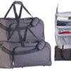2 Sacs De Voyage Pliables Avec Organiseur à Suspendre Intégré -Maison Produit Magasin 2 sacs de voyage pliables avec organiseur a suspendre integre ref NX8382 1