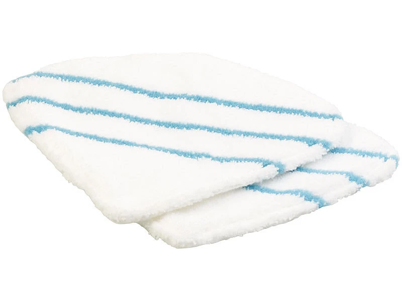 2 Serpillères En Microfibres Pour Balai Vapeur Pliable DB-340 3 2 Serpillères En Microfibres Pour Balai Vapeur Pliable DB-340