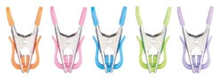 Pearl 20 Pinces à Linge Avec Clips De Suspension Extérieurs Et Soft Grip, 5 Coloris -Maison Produit Magasin 20 pinces a linge avec clips de suspension exterieurs et soft grip 5 coloris ref NX8368 15