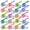 Pearl 20 Pinces à Linge Avec Clips De Suspension Extérieurs Et Soft Grip, 5 Coloris -Maison Produit Magasin 20 pinces a linge avec clips de suspension exterieurs et soft grip 5 coloris ref NX8368 18