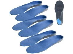 3 Paires De Semelles Confort Avec Amorti Mousse - Pointures 41 à 43