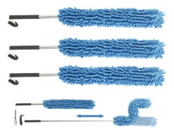 3 Plumeaux Malléables En Microfibre Avec Manche Télescopique 135 cm