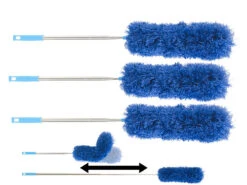 3 Plumeaux Malléables En Microfibre Avec Manche Télescopique XXL 280 Cm