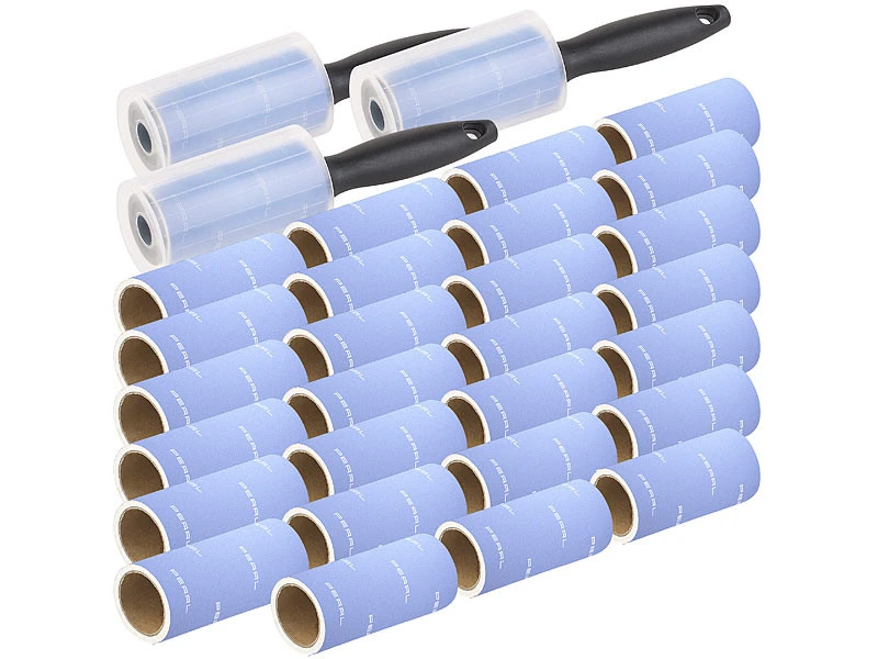 Pearl 3 Brosses Adhésives Anti-peluche Avec 27 Rouleaux De Rechange 3 Pearl 3 Brosses Adhésives Anti-peluche Avec 27 Rouleaux De Rechange