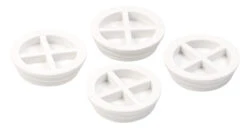 8 Amortisseurs De Vibrations Universels, Coloris Blanc 11 8 Amortisseurs De Vibrations Universels, Coloris Blanc -Maison Produit Magasin 4 amortisseurs de vibrations universels coloris blanc ref NX7936 1