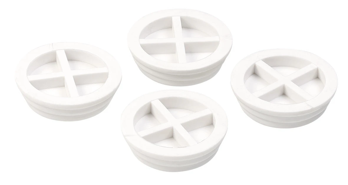 8 Amortisseurs De Vibrations Universels, Coloris Blanc 6 8 Amortisseurs De Vibrations Universels, Coloris Blanc – Image 4