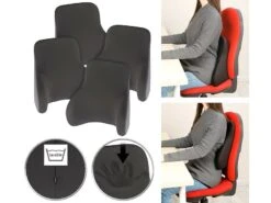 4 Coussins Ergonomiques Dorsaux En Mousse à Mémoire De Forme
