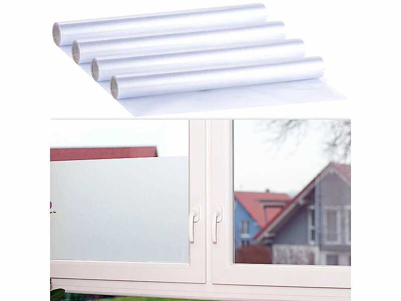 4 Films De Discrétion - 45 X 200 Cm - Verre Dépoli 3 4 Films De Discrétion - 45 X 200 Cm - Verre Dépoli