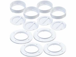 4 Raccords Muraux Universels Pour Tuyau D'évacuation De Climatiseur Ø 15 cm