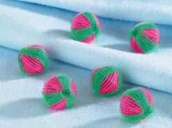 6 Balles De Lavage Contre Peluches Et Bouloches -Maison Produit Magasin 6 balles de lavage contre peluches et bouloches ref NC8370 2