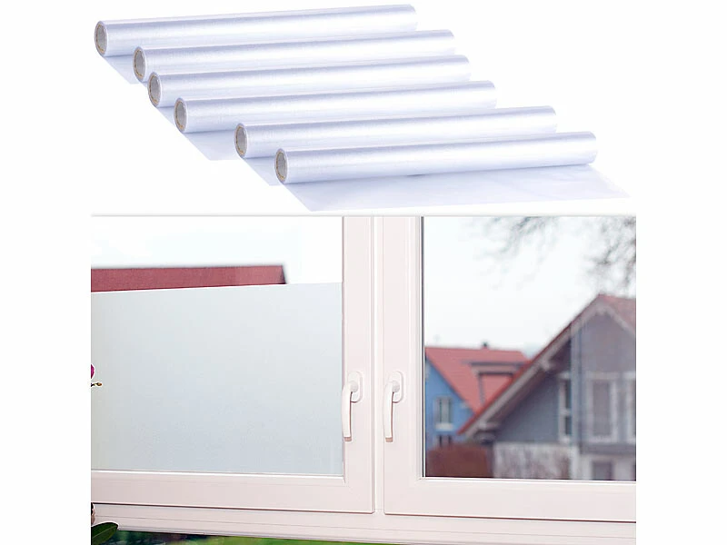 6 Films De Discrétion - 45 X 200 Cm - Verre Dépoli 3 6 Films De Discrétion - 45 X 200 Cm - Verre Dépoli