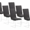 6 housses De Chaise Extensibles Et écologiques - Noir 2 6 housses De Chaise Extensibles Et écologiques - Noir -Maison Produit Magasin 6 housses de chaise extensibles et ecologiques noir ref NX6358 1