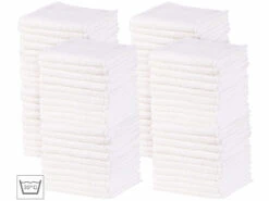 80 Serviettes Démaquillantes En Microfibres