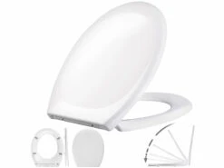 Abattant De WC Universel En O Avec Frein De Chute