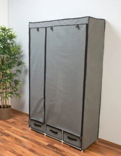 Pearl Armoire En Tissu 2 Portes, 6 Compartiments Et 3 Tiroirs -Maison Produit Magasin armoire en tissu 2 portes 6 compartiments et 3 tiroirs x2 ref NC9564 1