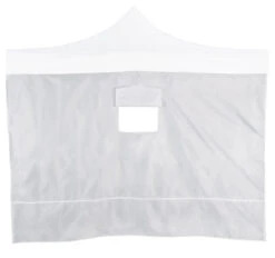 Paroi Latérale Pour Pavillon Pliant, Avec Fenêtre Velcro, Blanc 12 Paroi Latérale Pour Pavillon Pliant, Avec Fenêtre Velcro, Blanc -Maison Produit Magasin bache laterale pour pavillon de jardin falin avec fenetre ref NX3189 5