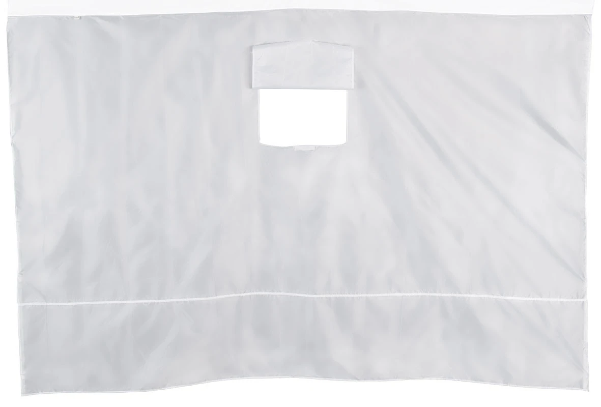Paroi Latérale Pour Pavillon Pliant, Avec Fenêtre Velcro, Blanc 8 Paroi Latérale Pour Pavillon Pliant, Avec Fenêtre Velcro, Blanc – Image 6