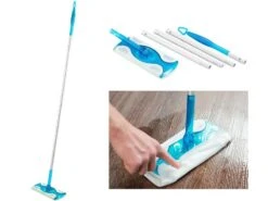 Pearl Balai Télescopique Avec 4 Chiffons Anti-poussière