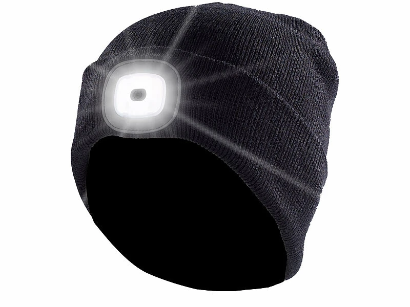 Bonnet à LED Avant Et Arrière - Noir 4 Bonnet à LED Avant Et Arrière - Noir – Image 2