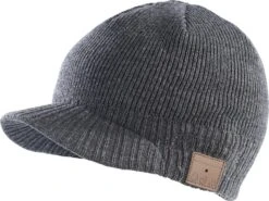 Bonnet à Visière Bluetooth Avec Micro-casque Intégré - Gris