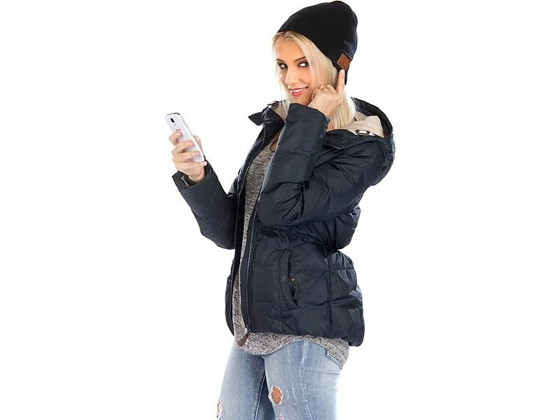 Bonnet ''Beanie'' Bluetooth Avec Micro-casque Intégré - Noir 4 Bonnet ''Beanie'' Bluetooth Avec Micro-casque Intégré - Noir – Image 2