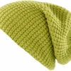 Bonnet Tricoté XXL''Long Beanie'' - Vert Clair