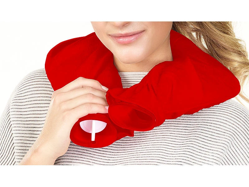 2 Bouillottes Cervicales 2,5 L Avec Housses Polaires Amovibles 5 2 Bouillottes Cervicales 2,5 L Avec Housses Polaires Amovibles – Image 3