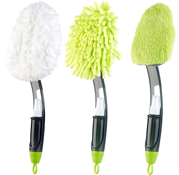 Pearl Brosse Nettoyante 3 En 1 Avec 3 Embouts En Microfibre Et Pulvérisateur 4 Pearl Brosse Nettoyante 3 En 1 Avec 3 Embouts En Microfibre Et Pulvérisateur – Image 2