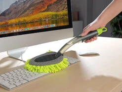 Pearl Brosse Nettoyante 3 En 1 Avec 3 Embouts En Microfibre Et Pulvérisateur 12 Pearl Brosse Nettoyante 3 En 1 Avec 3 Embouts En Microfibre Et Pulvérisateur -Maison Produit Magasin brosse nettoyante 3 en 1 a 3 embouts en microfibre et reservoir 30 ml ref NX8217 7