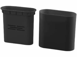 2 Brosses Pour WC En Silicone - Coloris Noir -Maison Produit Magasin brosse pour wc en silicone blanc gris ref ZX6187 2