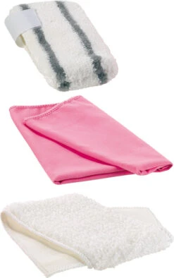 3 Chiffons En Microfibres Pour Nettoyeur Vapeur DB-200.b/DB-350.b