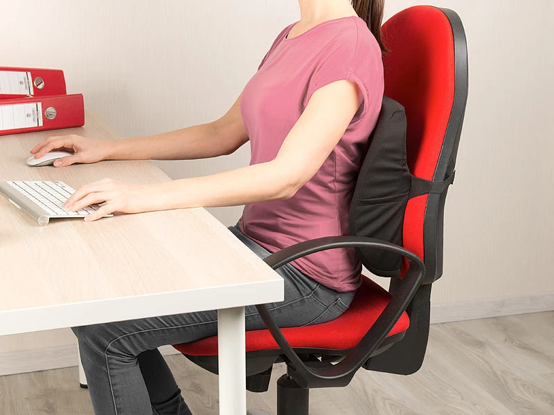 2 Coussins Ergonomiques Dorsaux En Mousse à Mémoire De Forme Avec Sangle 10 2 Coussins Ergonomiques Dorsaux En Mousse à Mémoire De Forme Avec Sangle – Image 8