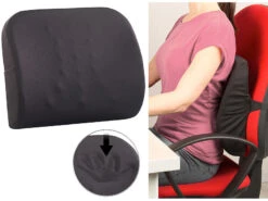 Coussin Ergonomique Dorsal En Mousse à Mémoire De Forme Avec Sangle