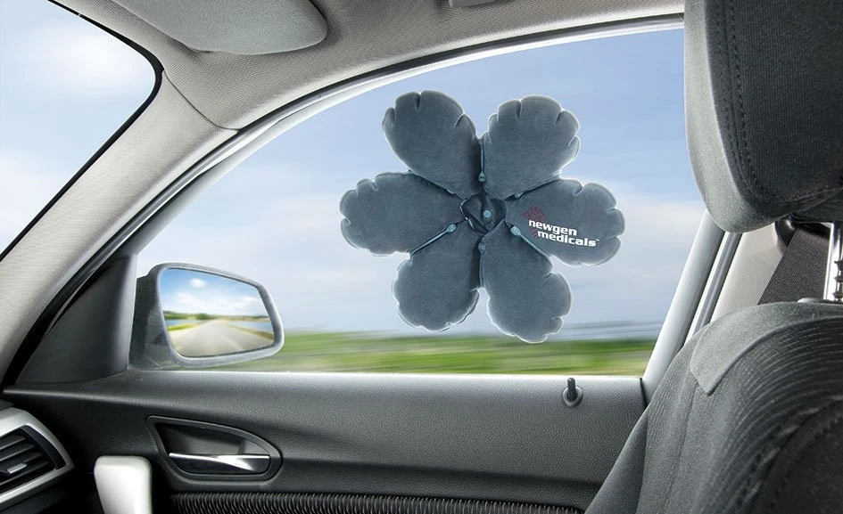 2 Coussins Gonflables De Voyage En Forme De Fleur 6 2 Coussins Gonflables De Voyage En Forme De Fleur – Image 4