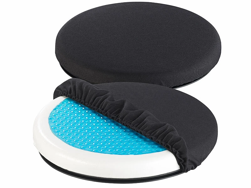 2 Coussins Pivotants 360° En Mousse Avec Gel Rafraîchissant 3 2 Coussins Pivotants 360° En Mousse Avec Gel Rafraîchissant