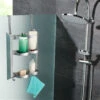 Étagère De Douche Avec Crochets "Perfect" -Maison Produit Magasin etagere de douche avec crochets perfect ref KT9278 2