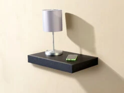 Étagère Murale Avec Tiroir Secret - Noir -Maison Produit Magasin etagere murale avec tiroir secret noir ref NC5825 1