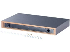 Étagère Murale Avec Tiroir Secret - Noir -Maison Produit Magasin etagere murale avec tiroir secret noir ref NC5825 2