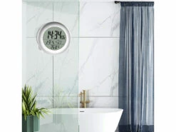 Horloge Numérique De Salle De Bain Radio-pilotée Avec Thermomètre -Maison Produit Magasin horloge numerique de salle de bain radio pilotee avec thermometre ref ZX7104 5