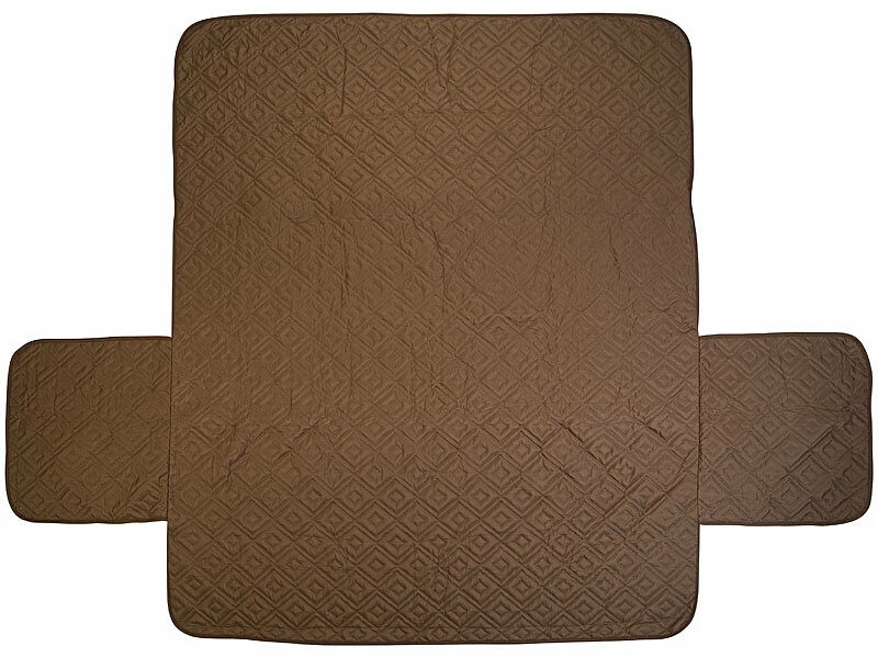 Housse De Protection Réversible Pour Canapé 3 places, Coloris Beige/marron 7 Housse De Protection Réversible Pour Canapé 3 places, Coloris Beige/marron – Image 5